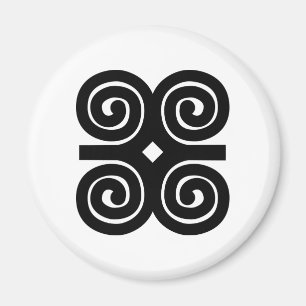 Dwennimmen Strength Humility Adinkra Symbol Magnet