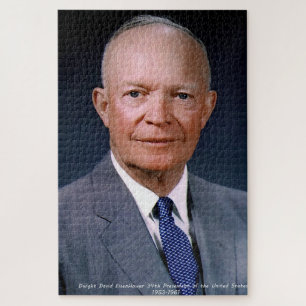 Dwight  D. Eisenhower 34th President Jigsaw Puzzle