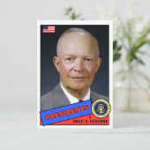 Dwight D. Eisenhower Baseball Card (Standing Front)