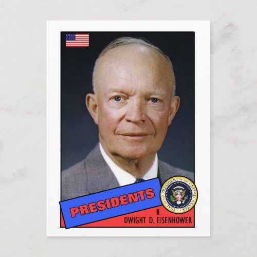 Dwight D Eisenhower Baseball Card