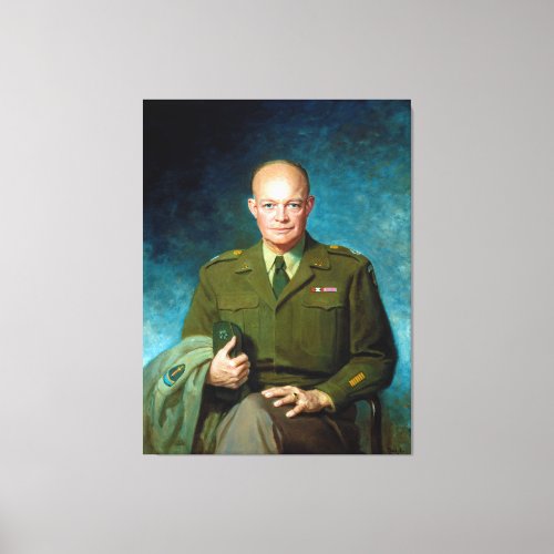 Dwight D Eisenhower by Thomas Edgar Stephens 1947 Canvas Print