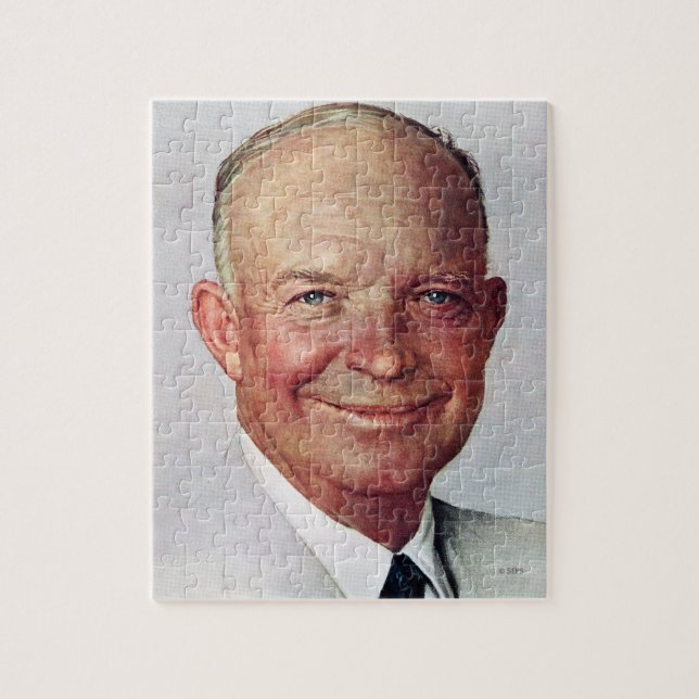 Dwight D. Eisenhower Jigsaw Puzzle (Vertical)