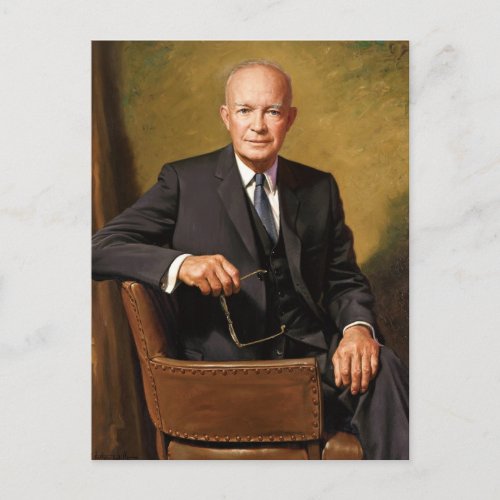 Dwight D Eisenhower Postcard
