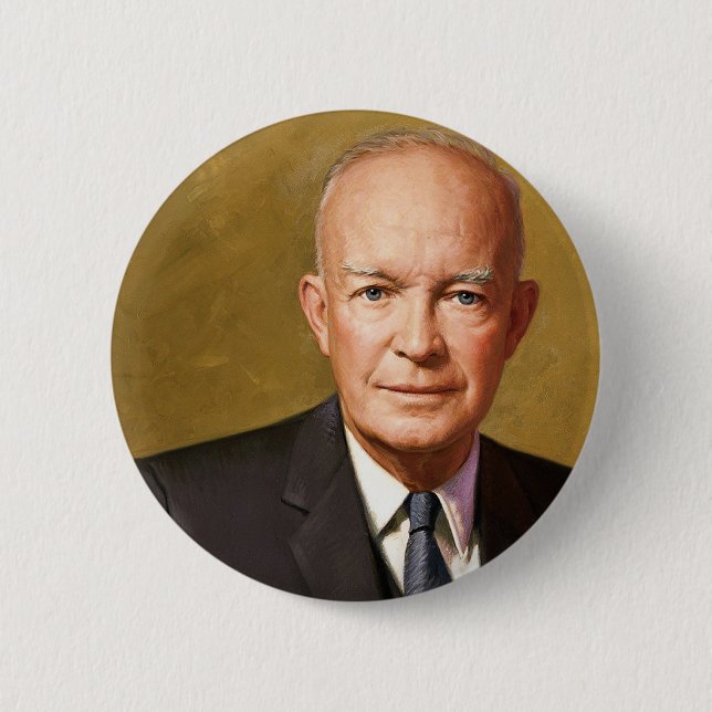 Dwight D. Eisenhower Products Pinback Button (Front)
