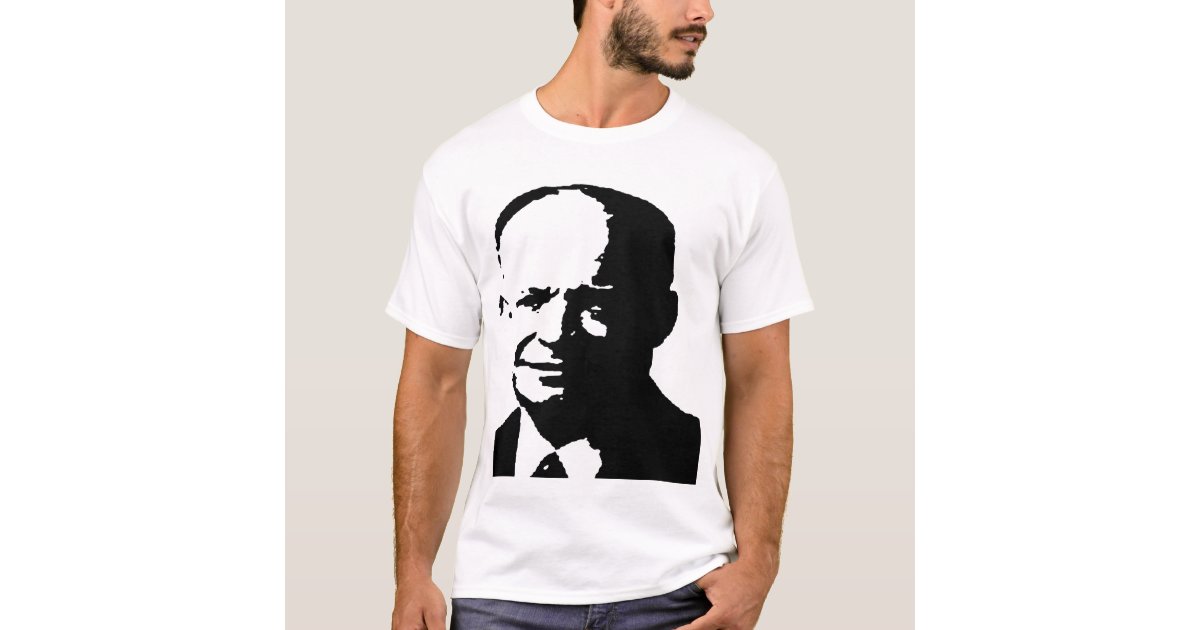 Dwight D. Eisenhower silhouette T-Shirt | Zazzle