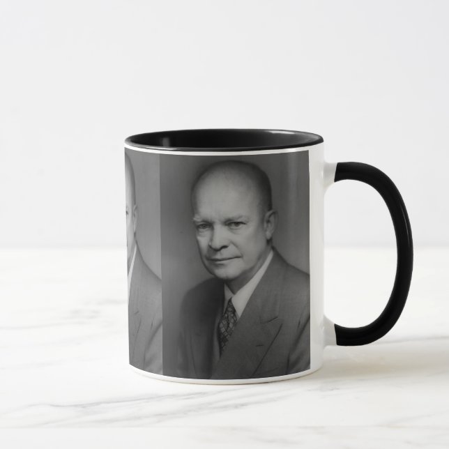 Dwight D. Eiserhower Portrait Mug (Right)