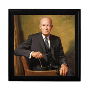 Dwight Eisenhower American President Portrait Gift Box