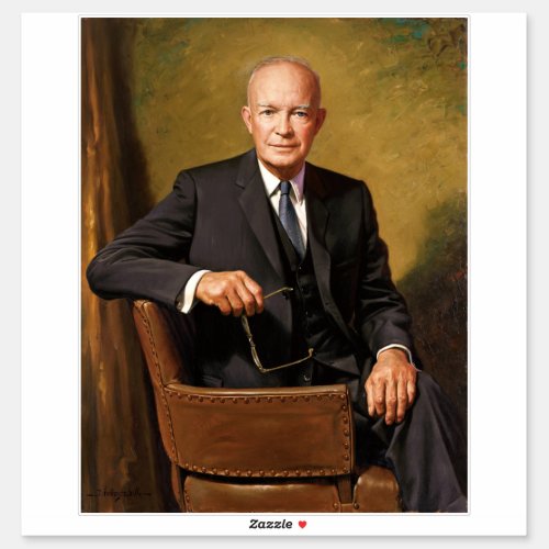 Dwight Eisenhower President White House 1960   Sticker