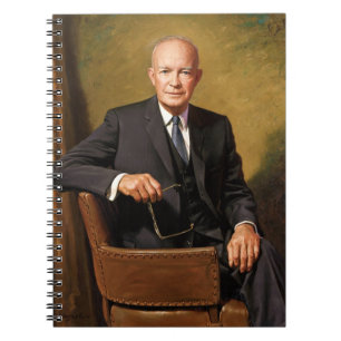 Dwight Eisenhower President White House Portrait Notebook