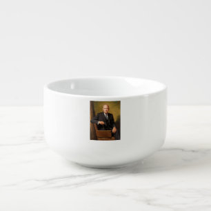 Dwight Eisenhower President White House Portrait Soup Mug