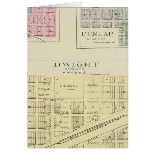 Dwight, Wilsey, Dunlap, Kansas (Front)