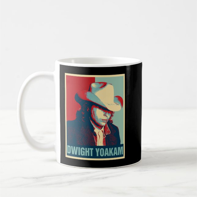 Dwight Yoakam Retro Hope Style Gift For Fans.png Coffee Mug (Left)