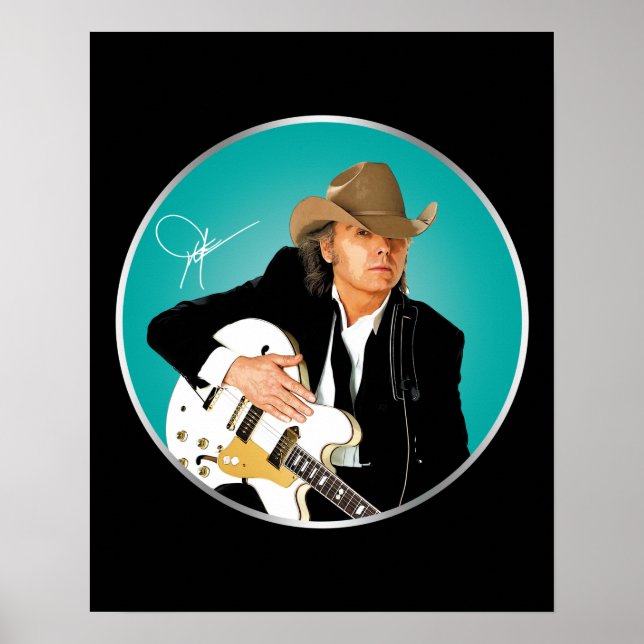Dwight Yoakam Signature Gift For Fans.png Poster (Front)