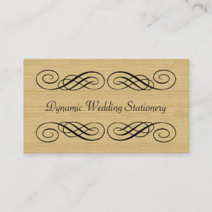 DWS Swirl Flourish Business Card