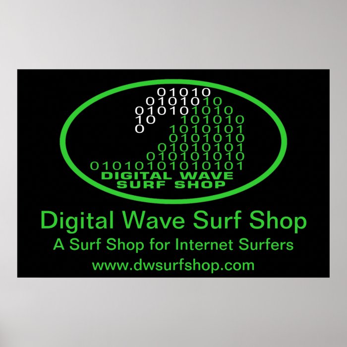 DWSS Logo on Oval Background Poster