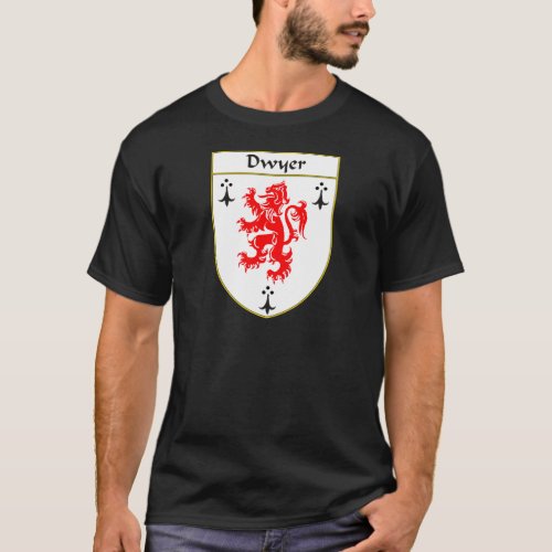 Dwyer Coat of ArmsFamily Crest T_Shirt
