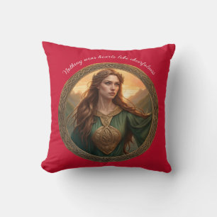 Dwynwen The Patron Saint Of Lovers Throw Pillow