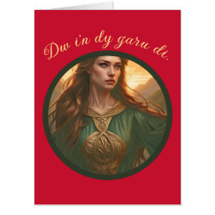Dwynwen The Patron Saint Of Lovers v2 Card