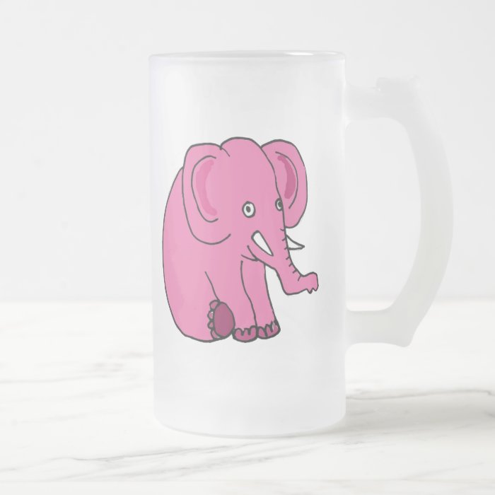 DY  Pink Elephant Beer Mug