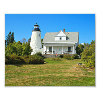 Dyce Head Lighthouse, Castine Maine Photo Print