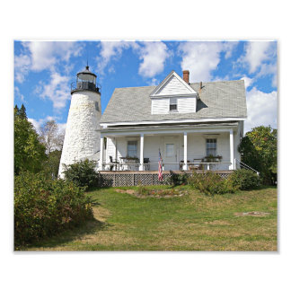 Dyce Head Lighthouse, Castine Maine Photo Print