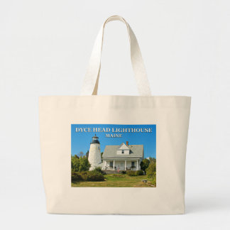 Dyce Head Lighthouse, Maine Jumbo Tote Bag