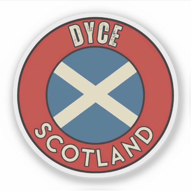 Dyce, Scotland Sticker (Front)
