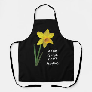 Dydd Gŵyl Dewi Hapus Happy St David's Day Apron