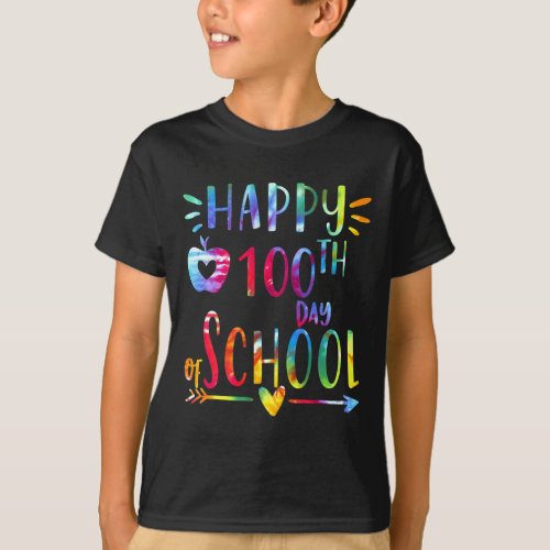 Dye 100 Days Of School 100th Day Of School Teacher T_Shirt