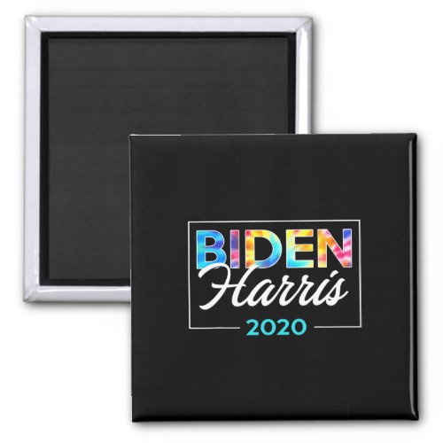 Dye Biden Harris 2020 Shirt For Women Watercolor C Magnet