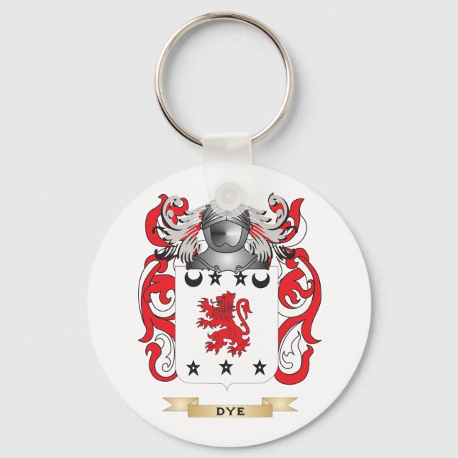 Dye Coat of Arms Keychain (Front)