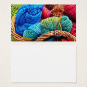 Dyed Wool for Knitting (Front & Back)