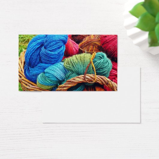 Dyed Wool for Knitting (Desk)