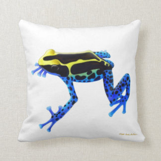 Dyeing Poison Dart Frog Pillow