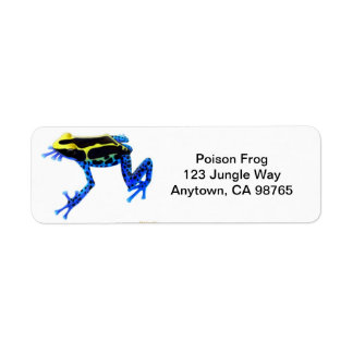 Dyeing Poison Frog Label