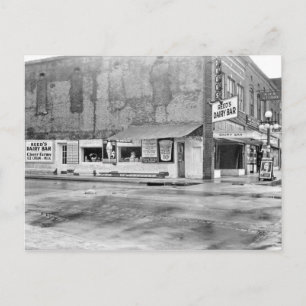 Dyersburg Tennessee Reeds Dairy Bar Postcard