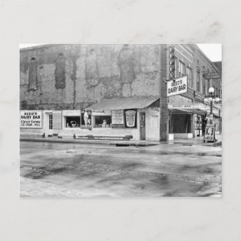 Dyersburg Tennessee Reeds Dairy Bar Postcard by Sturgils at Zazzle