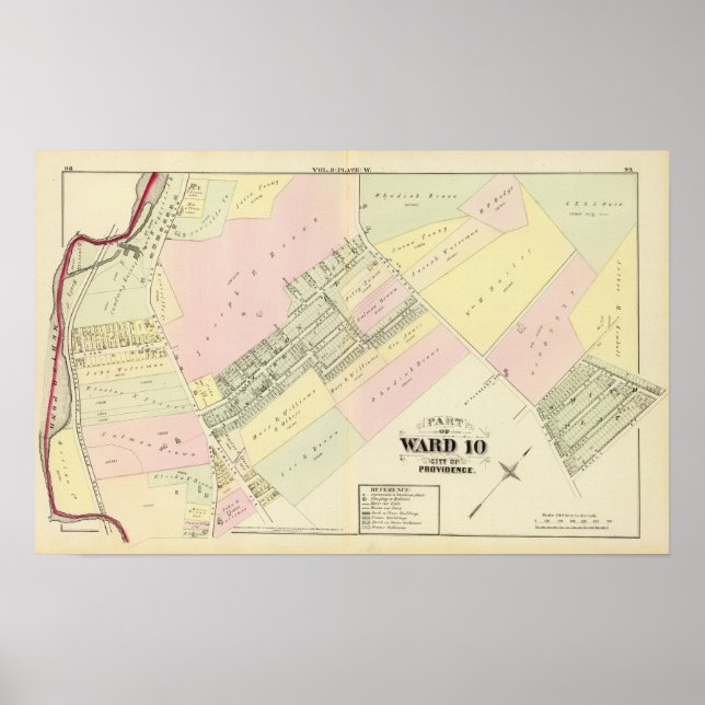 Dyerville Manufacturing Co Atlas Map Poster (Front)