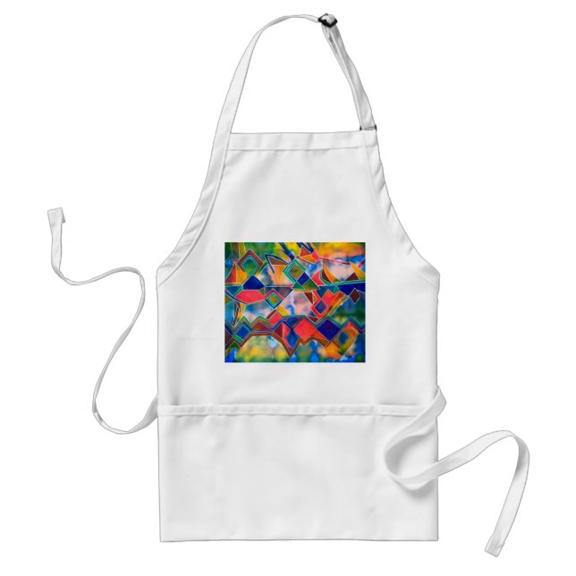 Dyes pattern adult apron (Front)