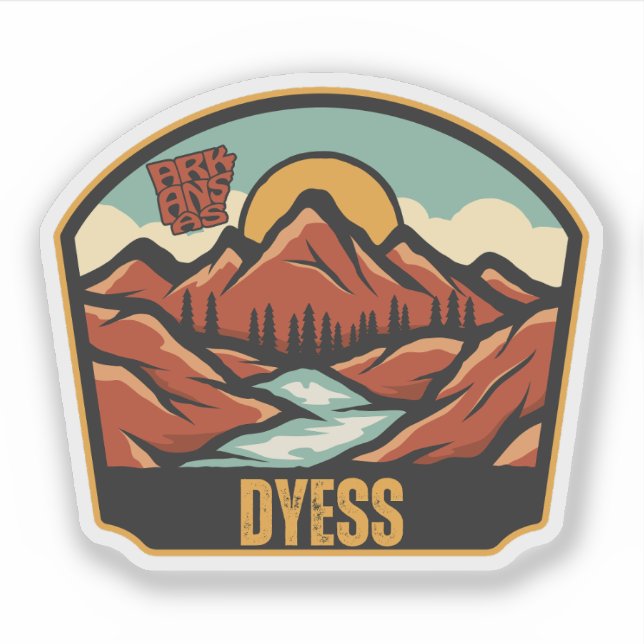 Dyess, Arkansas  Sticker (Front)
