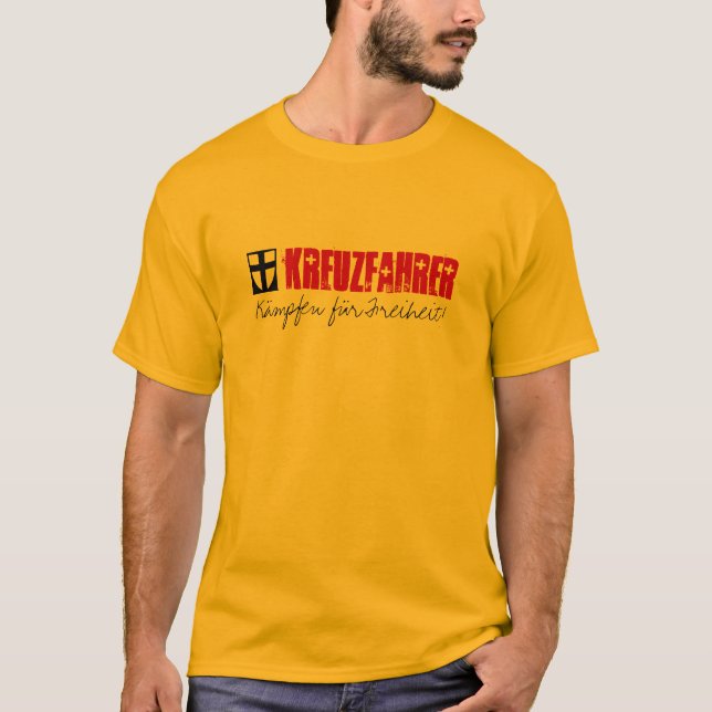 dyetqxzyi5jy_000000_1920, Kreuzfahrer, Kmpfen ... T-Shirt (Front)