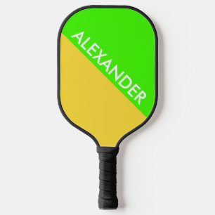 DYI Colors, Pineapple BG Lime Green Color Block S Pickleball Paddle