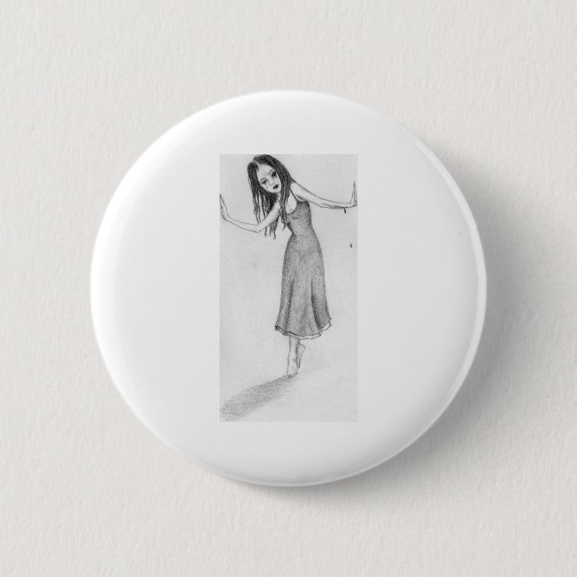 Dying in a doorway button (Front)