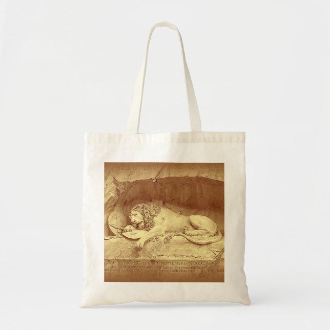 Dying Lion of Luzern - Löwendenkmal Tote Bag (Front)