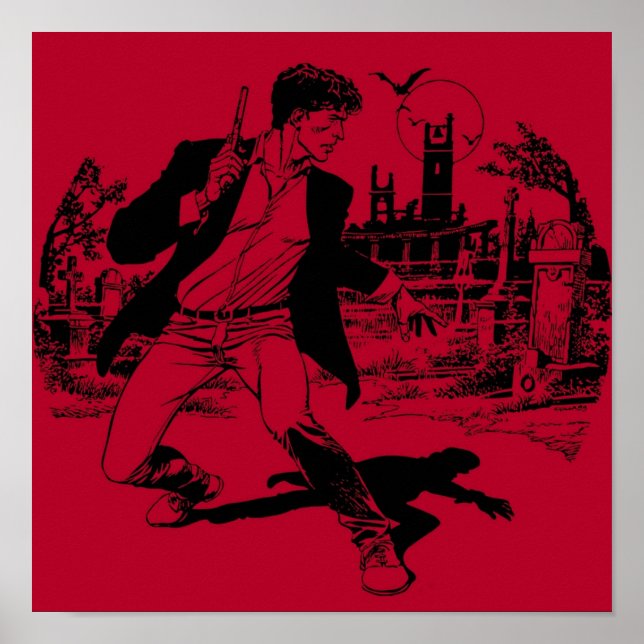 Dylan Dog black and white Poster (Front)