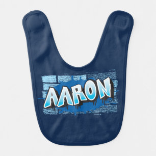 Dylan Graffiti Wall Your Name Baby Bib