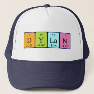 Dylan periodic table name hat