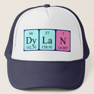 Dylan periodic table name hat