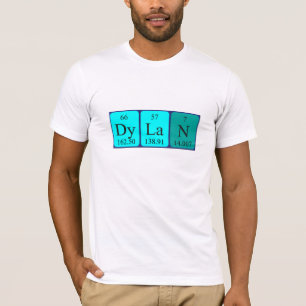 Dylan periodic table name shirt