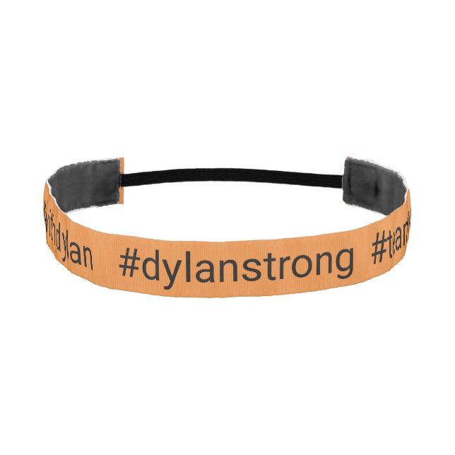 Dylan Strong Head Band - Orange (Front)